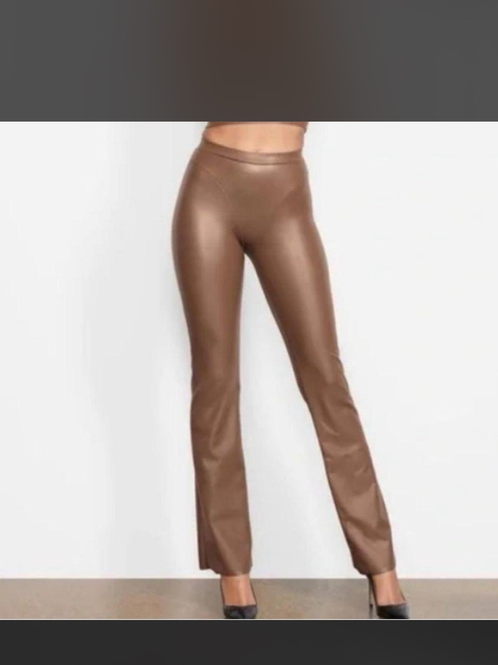 SKIMS Faux Leather High Rise Leggings